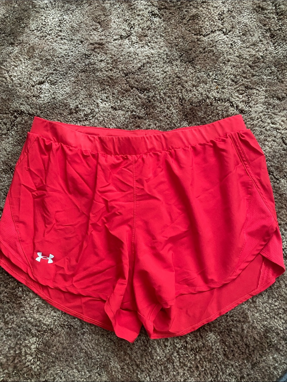 Under Armour Women's Red Athletic Running Shorts